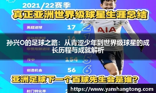 孙兴O的足球之路：从青涩少年到世界级球星的成长历程与成就解析